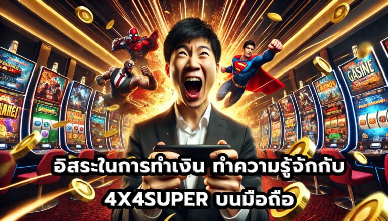 อิสระในการทำเงิน ทำความรู้จักกับ 4X4SUPERบนมือถือ-4